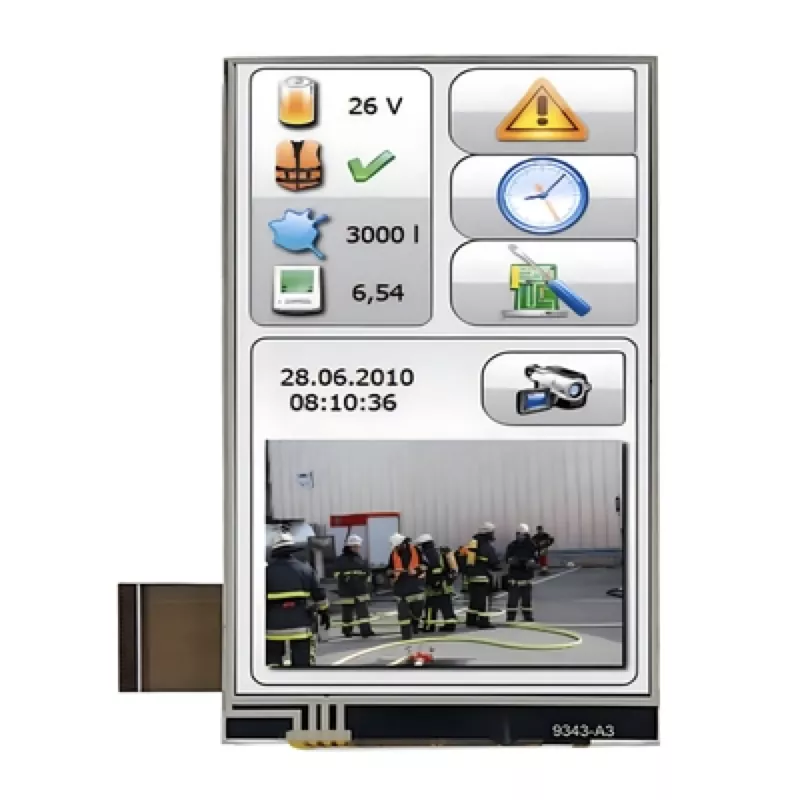 3.97 '' 480x800 مزاحم ٹچ IPS TFT ماڈیول