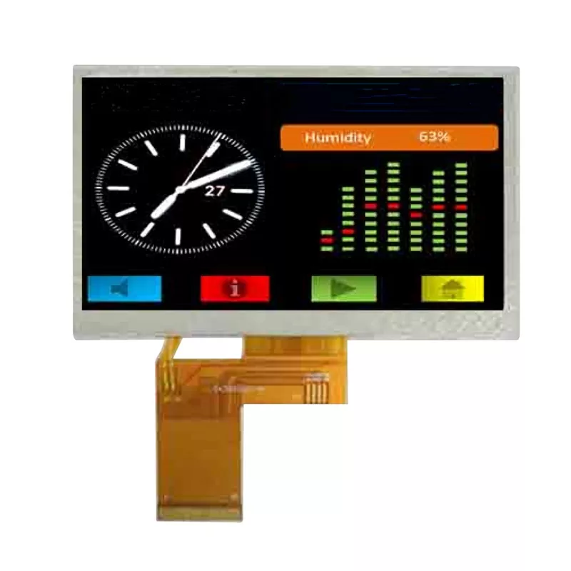 4.3 انچ 480x272 وسیع درجہ حرارت TFT ماڈیول